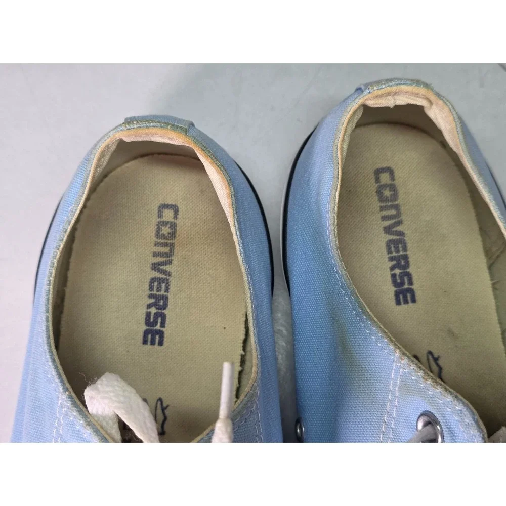 Converse All‎ Star Men's Sneakers Size 13 Women's Size 15 Blue Canvas Shoes - Picture 14 of 15